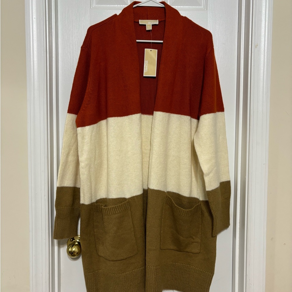 Michael Kors Women’s Basic Sweater | Size XL| Color Sienna